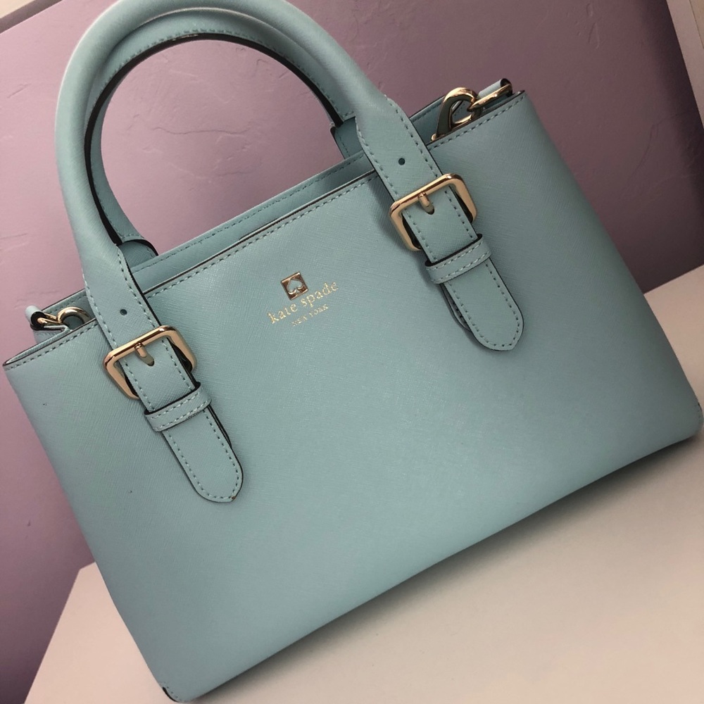 kate spade Light Blue Crossbody Satchel